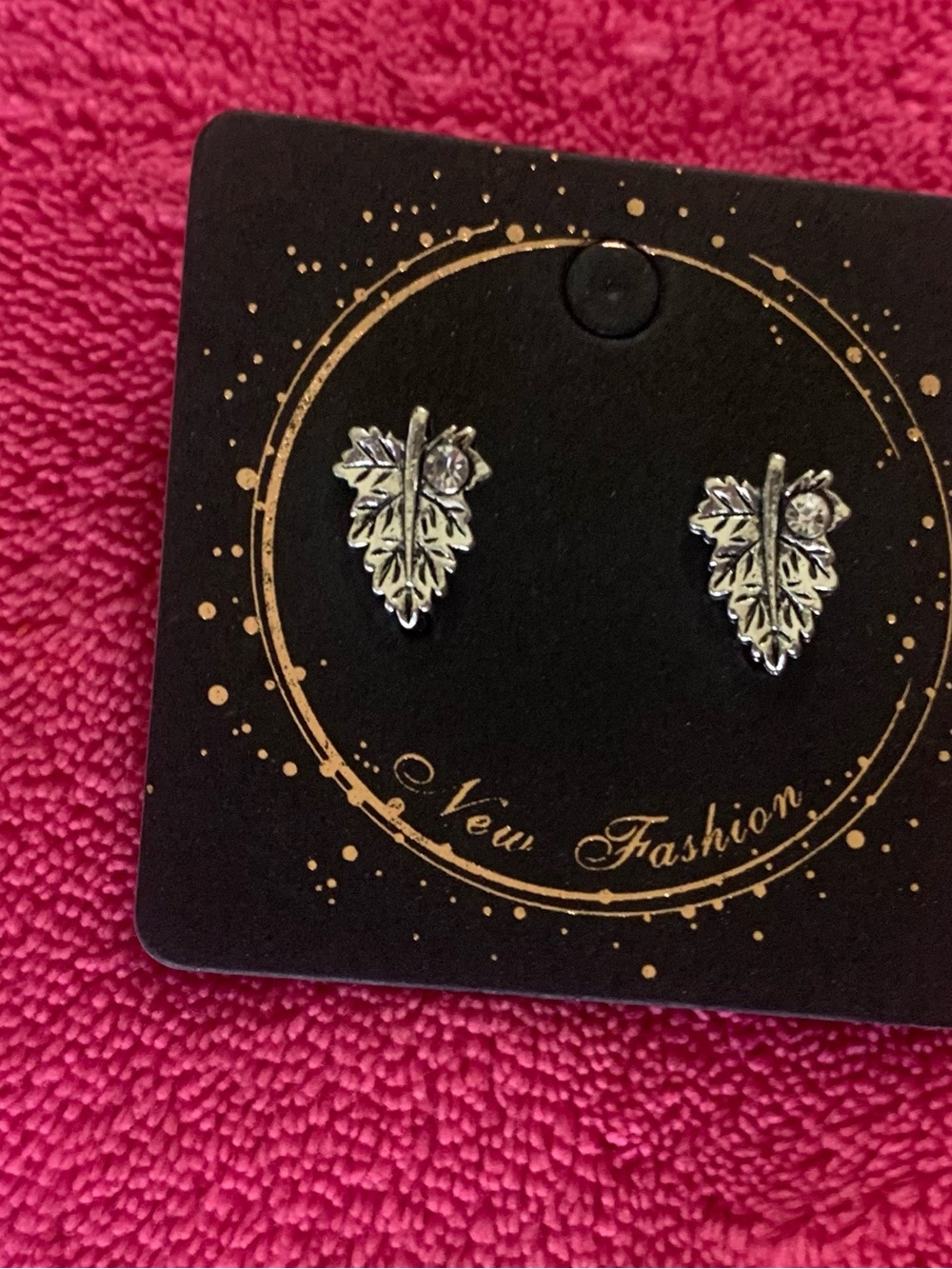 Silver Leaf Stud Earrings for Women - Elegant Leaf Motif